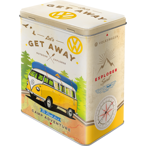 Metaldåse “VW Lets get away” (L) 3D
