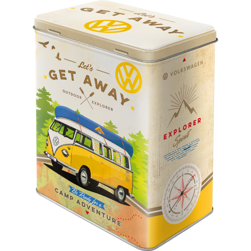 Metaldåse “VW Lets get away” (L) 3D Metaldåse "VW Lets get away" (L) 3D - Image 1