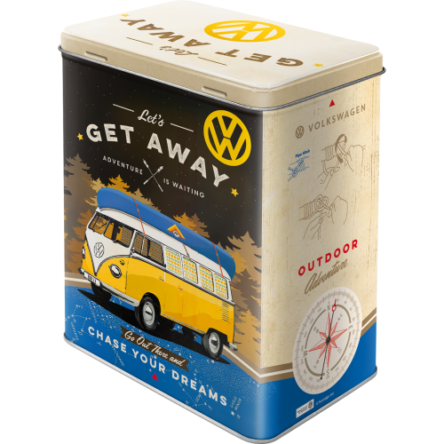 Metaldåse “VW Lets get away” (L) 3D