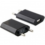 USB adaptor DC 1000mA (sort) IPW-USB-ECBK