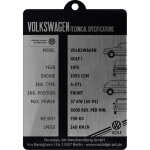 Nøglering "VW Golf  - The Original Ride" 6x4,5 cm. - Image 2