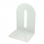 Bogstøtte BNT, hvid metal H:20 cm. (2 stk.)