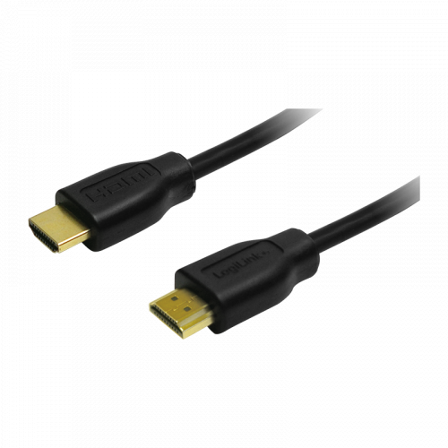 HDMI 1.4 Logilink kabel, sort (5,0 mtr.)
