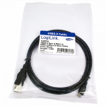 USB kabel A/M til Micro B/M, sort 1,80 mtr. - Image 2