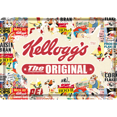 Metalskilt Kelloggs Collage 10×14 cm. Metalskilt Kelloggs Collage 10x14 cm. - Image 1