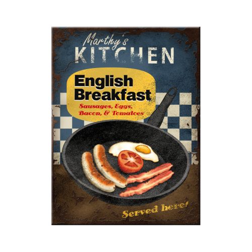 Magnet 8×6 cm. “English Breakfast”