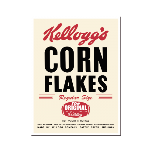 Magnet 8×6 cm. “Kelloggs Corn Flakes”