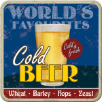 Ølbrik "Cold Beer" (5 stk.)