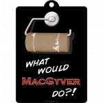 Nøglering "What would MacGyver Do?!" 6x4,5 cm. - Image 3