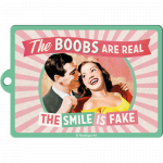 Nøglering "The Boobs are real" 6x4,5 cm. - Image 3