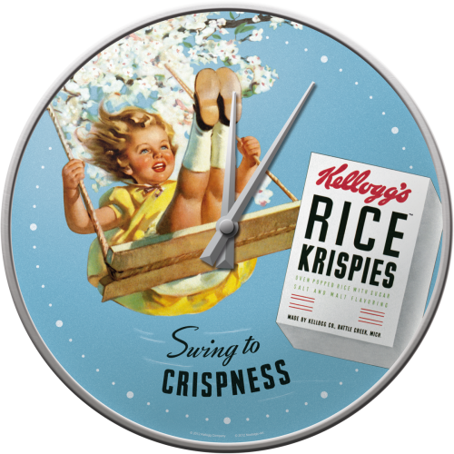 Vægur “Kelloggs Swing to Crispness” Ø31 cm.