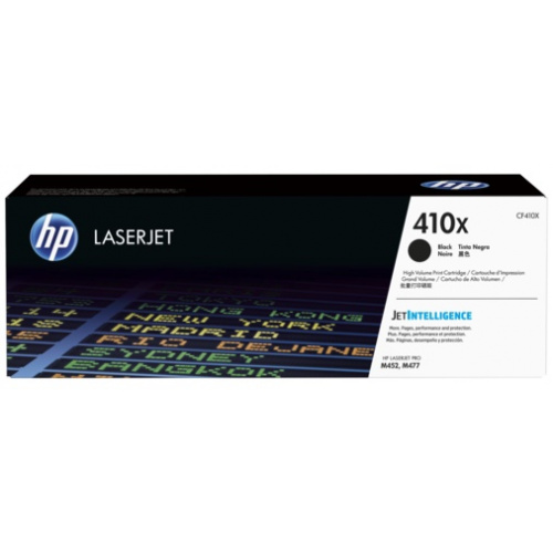 Lasertoner HP 410X, Sort (6.500 sider)