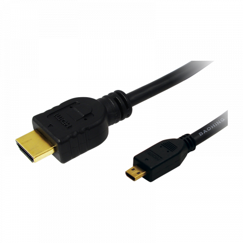 LogiLink® Cable HDMI (Typ-A) til Micro-HDMI (Typ-D) 2 mtr.