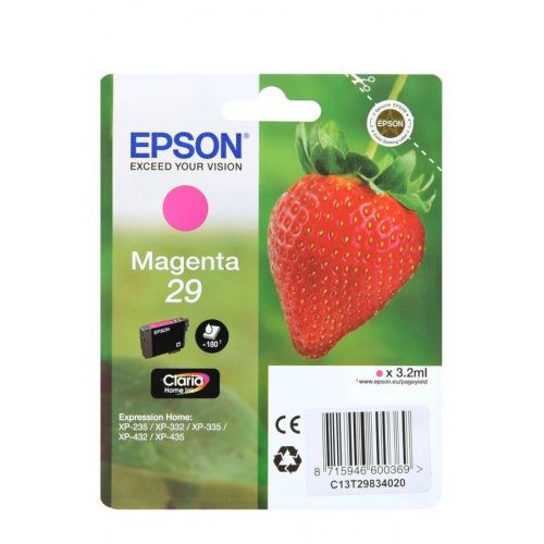 Blækpatron Epson 29 T2983 Magenta (180 sider)