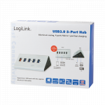LogiLink USB 3.0, 5-Port Aluminium Hub - Image 4