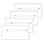 Kuponbog hvid, 2x1-100, 130x70 mm. 92220550