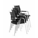 Konferencestol Nice sort/crom - Image 4