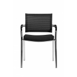 Konferencestol Nice sort/crom - Image 5