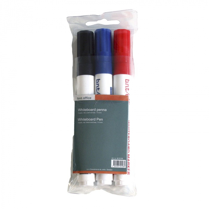 Whiteboardmarker BNT, 1-5 mm. (3-pak) 483099 - Image 1