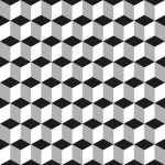 Servietter 33x33, 3-lags Chicago sølv/sort (20 stk. )