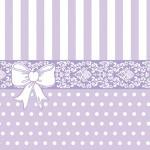 Servietter Sovie 33x33, 3-lags Bine lilla (20 stk. )