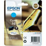Blækpatron Epson T1622 Cyan (165 sider)