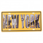 Nummerplade US  "NEW YORK" 15x30 cm.
