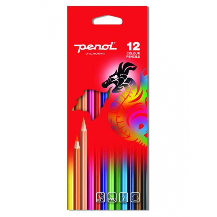 Farveblyanter Penol Standard Colors (12 stk.) - Image 1