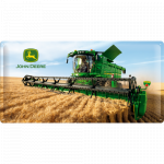 Metalskilt "John Deere Mejetærsker" 25x50 cm.