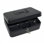 Pengekasse m/lås BNT stor 12" (Sort)