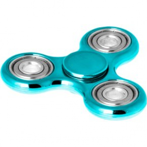 Fidget spinner, metal (Blå)