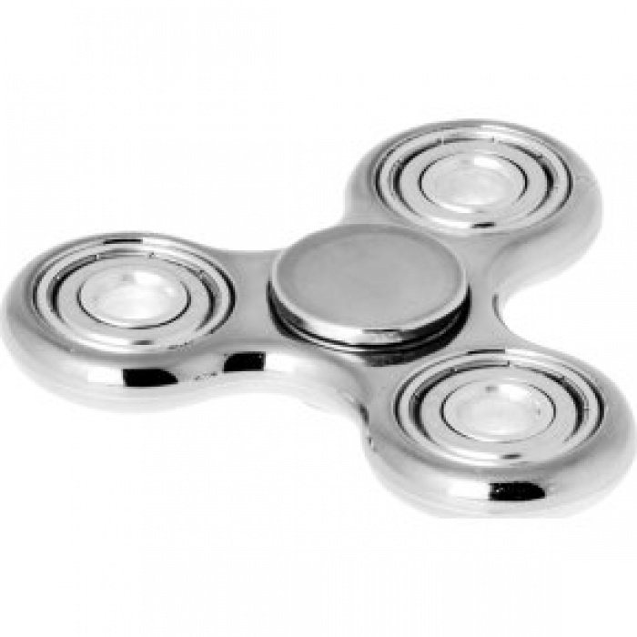 Fidget spinner, metal (Sølv) - Image 1