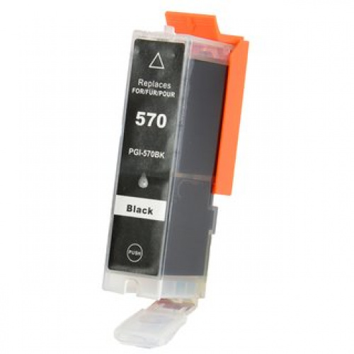 Blækpatron Canon PGI-570PGBK XL, sort (Kompatibel)