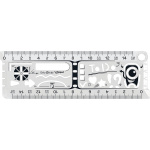 Tegnelineal/skabelon Maped L:15 cm.