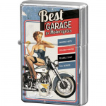 Lighter "Best Garage for Motorcycles" (Blue)