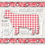 Servietter 33x33, 3-lags BBQ Grill (20 stk. ) - Image 3