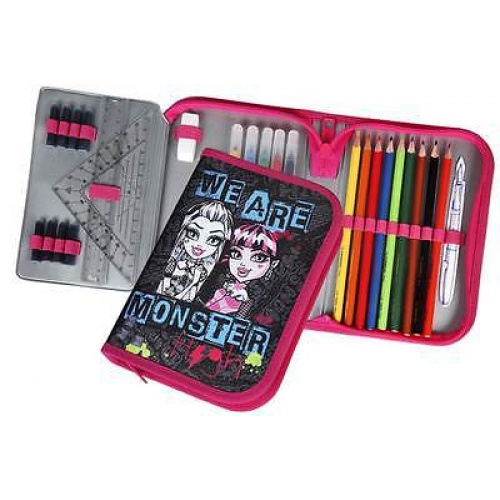 Penalhus Stabilo Monster High m/indhold