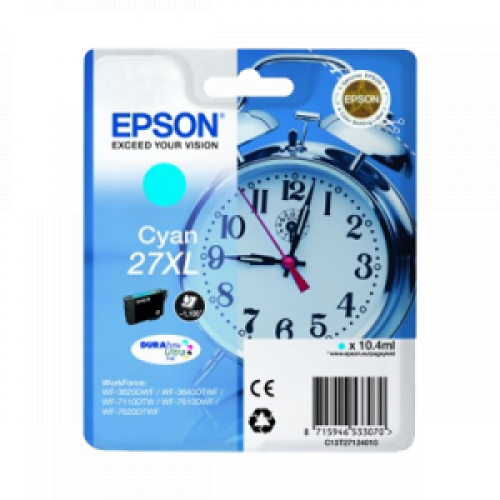 Blækpatron Epson T2712 XL CYAN (1.100 sider)