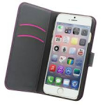 Cover Iphone 6 Plus, m/magnetluk, Pink-mørkgrå - Image 2