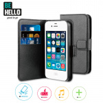 Cover Iphone 4/4S, læder-look/kreditkort