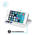 Cover Iphone 5/5S, læder-look, Hvid - Image 2