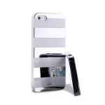 Cover Iphone 5/5S, Sølv/Hvid