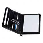 Sælgermappe Pierre m/lynlås A4 6442 sort 100402083