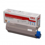 Lasertoner Oki C612, Cyan (6.000 sider)