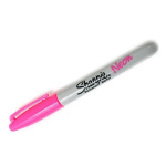 Farvemarker permanent Sharpie Fine Point (Pink neon)