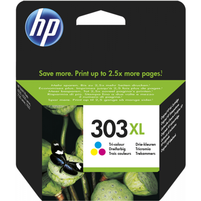 Blækpatroner HP 303 XL, Color (415 sider) - Image 1