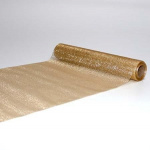 Bordløber Lucente guld, 28 cm. x 5 mtr.