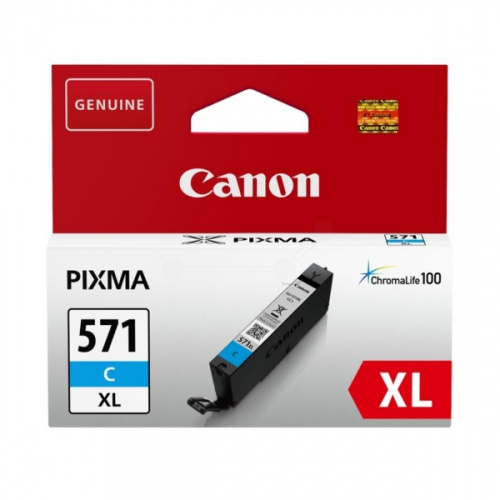 Blækpatron Canon CLI-571Cyan XL (715 sider)