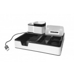 Skrivebords organizer m/3 USB porte - Image 2