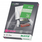 Lamineringslomme A4, 125 mic. Leitz 16925 selvklæbende (100 stk.)